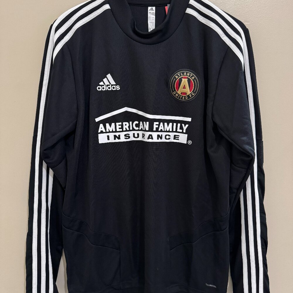 Adidas Atlanta United F.C Team Issue Tiro19 Soccer Training Top LS Black Mens M